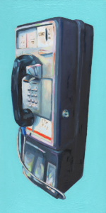 Payphone Still Life Oil Painting