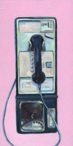 Payphone Still Life Oil Painting