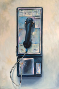 Payphone Still Life Oil Painting