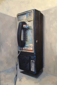 Payphone Still Life Oil Painting