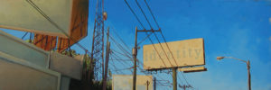 Urban Landscape Billboard Oil Painting - Identity