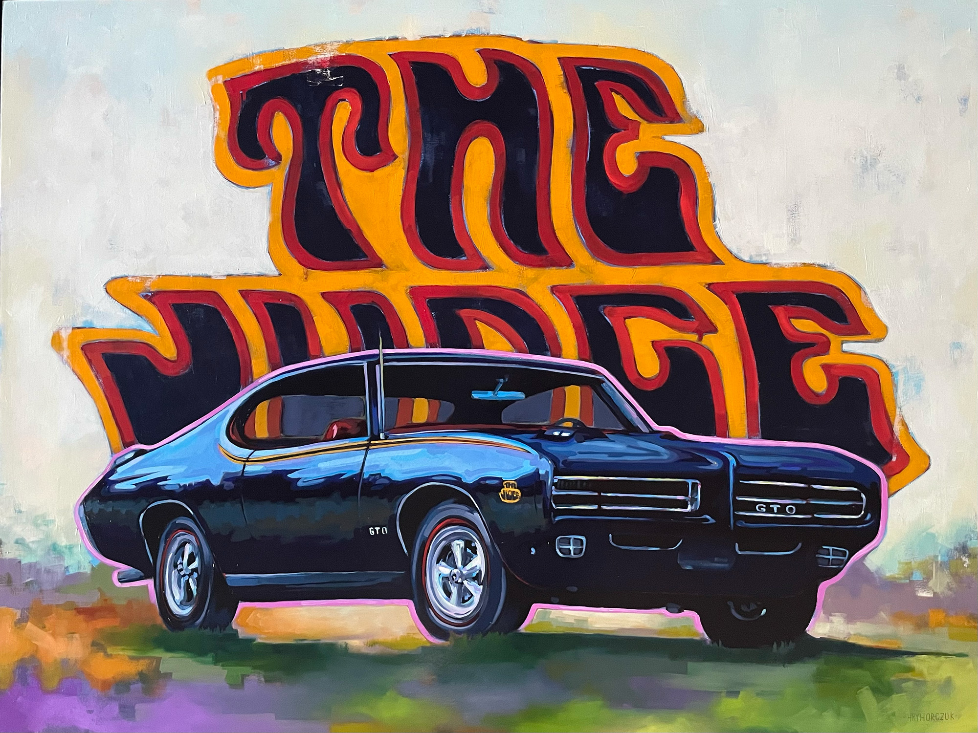 Pontiac GTO The (incredible) Judge – Painting Incredible Portraits Part 1